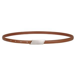 Thin Leather Belt Women Skinny Belt For Dress Jeans Ladies Thin Waist Belt🐞